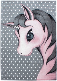 Ковер комнатные Ayyildiz Kids Unicorn 2002900590, розовый/серый, 290 см x 200 см