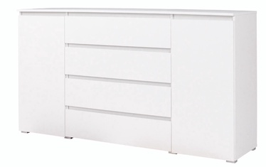 Kumode Cama Meble Coco C6 2D4DR, balta, 41 x 184 x 97 cm