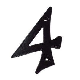 Durvju numurs GB-2531_4, 105 mm x 75 mm, metālu sakausējums