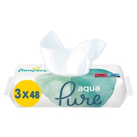 Mitrās salvetes Pampers Aqua Pure, 144 gab.