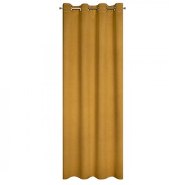 Ночные шторы Carlo, горчичный, 135 см x 250 см