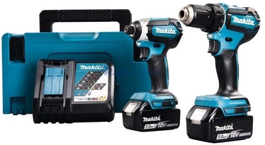 Аккумуляторная дрель-шуруповерт Makita DLX2289TJ, 18 В, 5000 мАч
