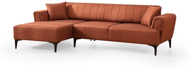 Stūra dīvāns-gulta Atelier Del Sofa Hamlet, sarkana, kreisais, 270 x 140 cm x 77 cm