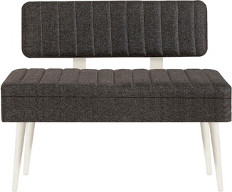 Kingapink Kalune Design Vina 1053 - 1, valge/antratsiit, 110 cm x 36 cm x 85 cm