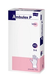 Перчатки Matopat Ambulex Latex, неопудренные, XS, 100 шт.