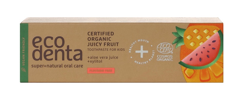 Dantų pasta Ecodenta Cosmos Organic Juicy Fruit, 75 ml