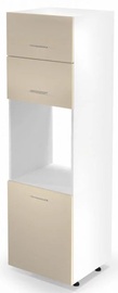 Кухонный шкаф Halmar Vento DP-60/214, белый/бежевый, 560 мм x 600 мм x 214 мм