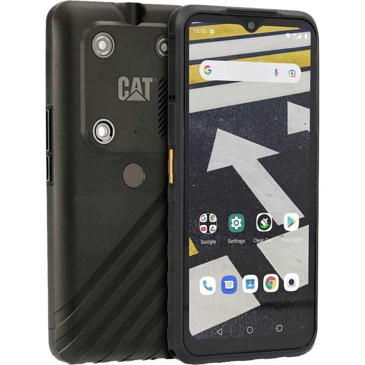 Mobiiltelefon Cat S53 5G, must, 6GB/128GB