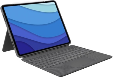 Клавиатурa Logitech Case Keyboard Combo for iPad Pro 12.9 5th Gen, серый