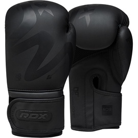 Боксерские перчатки RDX F15 BGR-F15MB-16oz, черный, 16 oz