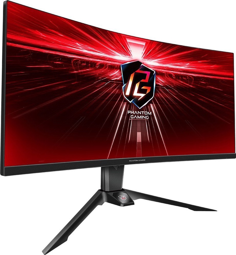 Монитор ASRock Phantom Gaming PG34WQ15R2B, 34″, 1 ms