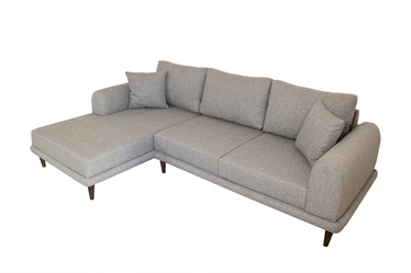 Kampinė sofa Atelier Del Sofa Nero, pilka, kairinė, 160 x 250 cm x 78 cm