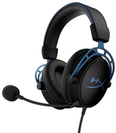 Laidinės žaidimų ausinės HyperX Cloud Alpha S, mėlynos/juodos