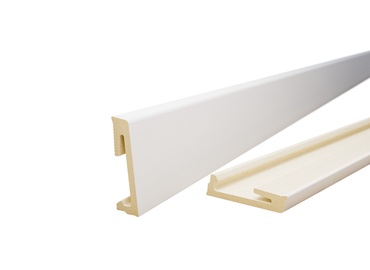 Grīdlīste Salag Alpha AP60M1, 2470 mm x 60 mm x 15 mm