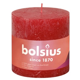 Свеча, цилиндрическая Bolsius Rustic Shine 229308, 62 час, 100 мм