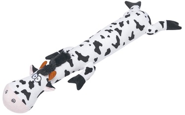 Rotaļlieta sunim Karlie Funny Cow 522722, 55 cm, balta/melna