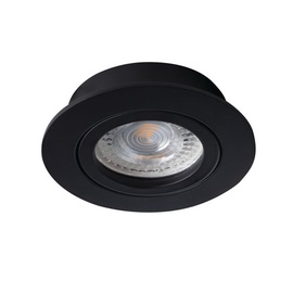 Lampa padziļinājums Kanlux DALLA, GX5.3, melna