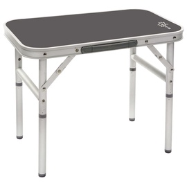 Kempinga galds VLX Bo-Camp 428614, pelēka, 56 x 34 x 23 - 45 cm