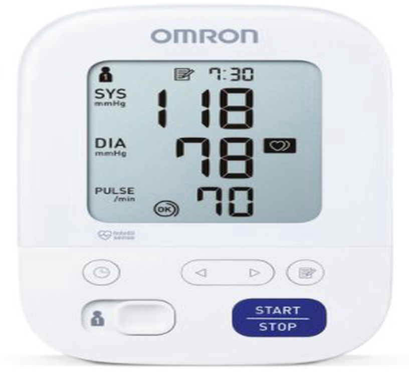 Asinsspiediena mērītājs Omron M3 Comfort New, Balta