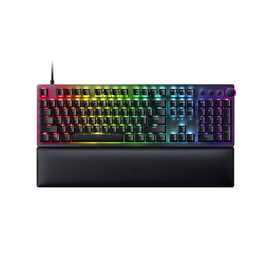 Klaviatūra Razer Huntsman V2 Razer Linear Optical (Red) EN, melna