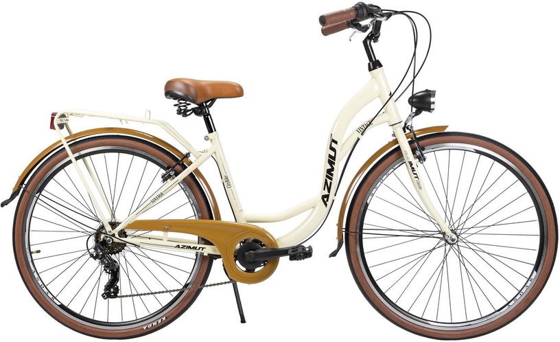 Велосипед городской Azimut Vintage TX-7, 28 ″, 17" (41.91 cm) рама, коричневый/кремовый