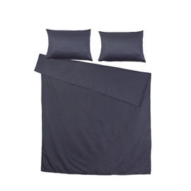 Комплект постельного белья Domoletti Cotton Sateen, синий, 220x200