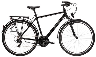 Велосипед городской Kross Trans 1.0, 28 ″, XL рама, черный/серый