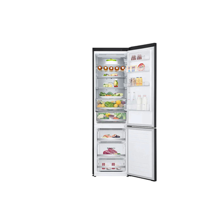Холодильник LG GBB72MCUGN, морозильник снизу
