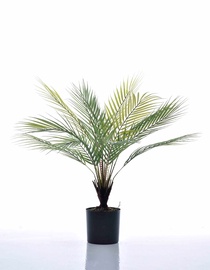 Искусственное растение в горшке, пальма, зеленый, 620 мм