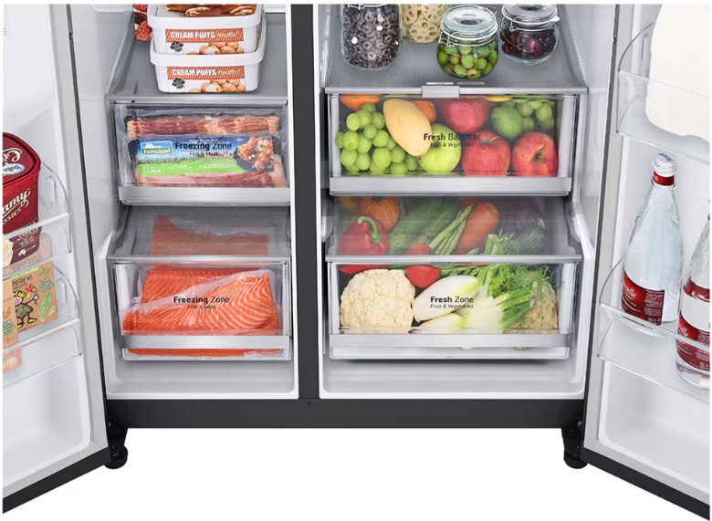 Холодильник двухдверный LG Side-by-Side GSXV90MCAE
