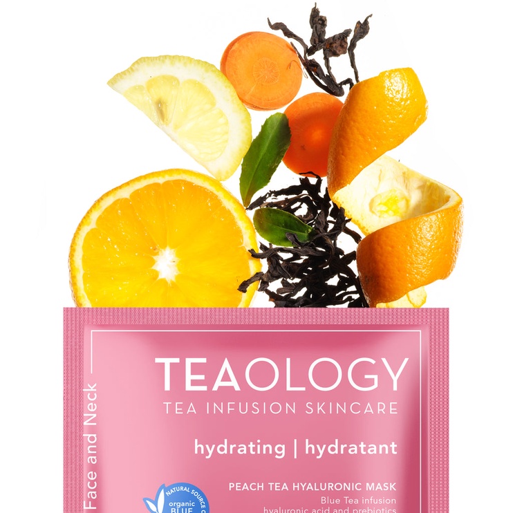Sejas maska sievietēm Teaology Peach Tea Hyaluronic, 21 ml