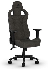 Игровой стул Corsair T3 Rush 2023, 56 x 58 x 44 - 55 см, черный