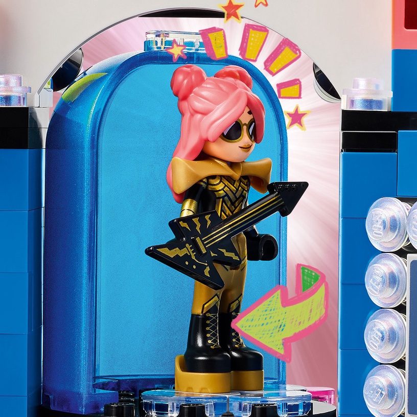 Konstruktors LEGO® Friends Hārtleikas pilsētas mūzikas talantu šovs 42616