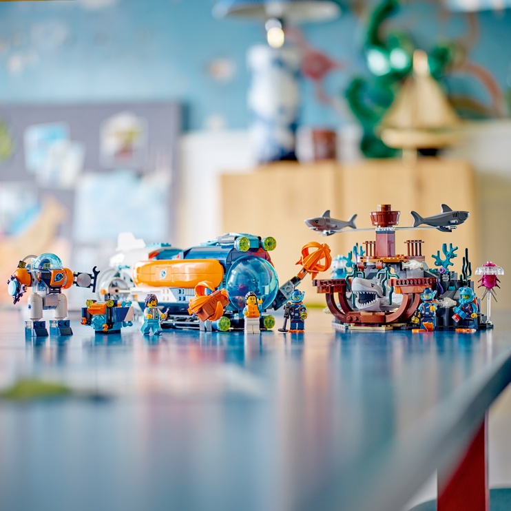 Konstruktor LEGO City Süvamereuuringute allveelaev 60379, 842 tk