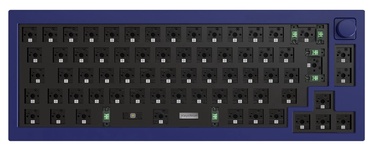 Klaviatūra Keychron Q2 Barebone ISO Blue, zila/melna