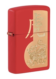 Зажигалка Zippo Year of the Tiger Design 49701, красный