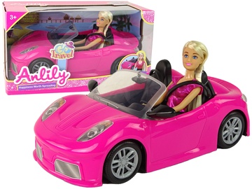 Кукла с аксессуарами Anlily Pink Car Fashion, 30 см