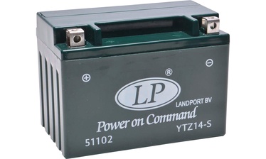 Аккумулятор Landport YTZ14-S, 12 В, 11.2 Ач, 230 а