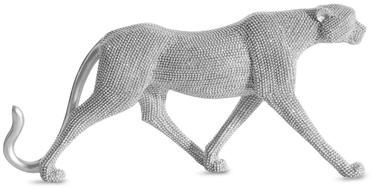 Dekoratiivne kujuke Eldo Panther, hõbe, 31 cm x 6 cm x 15 cm