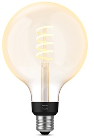 Лампочка Philips Hue LED, G125, белый, E27, 7 Вт, 550 лм