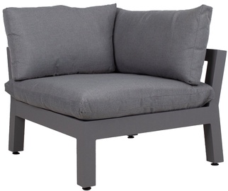 Moduļu dīvāna viens stūra elements Fluffy 13792, pelēka, 93 x 93 cm x 66 cm