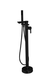 Смеситель для ванной Invena Glamour BW-02-W04-V, черный