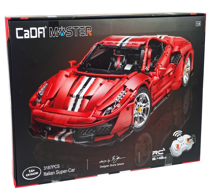 Konstruktorius CaDFI Italian Super Car, 3187 vnt. - Senukai.lt