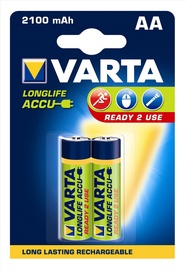 Baterijas Varta Direct Energy, AA, 1.2 V, 2 gab.