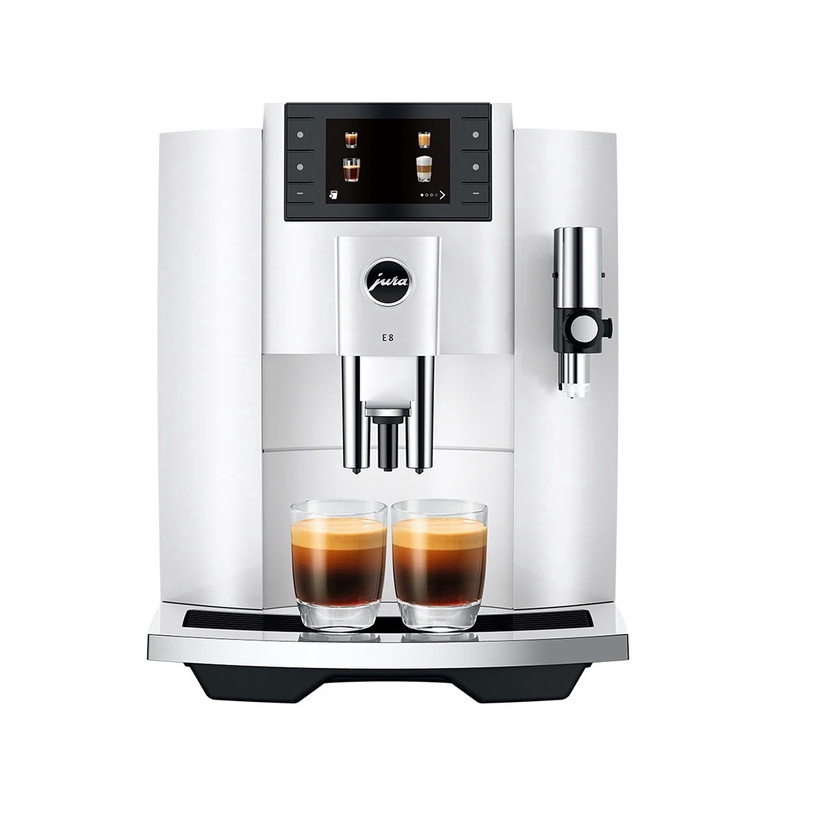 Automātiskais kafijas automāts JURA E8 Piano White (EC)