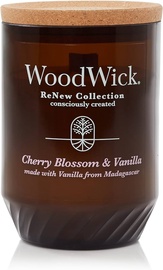 Svece, aromātiskā WoodWick Renew Cherry Blossom & Vanilla, 60 h, 368 g, 130 mm x 88 mm