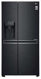 Холодильник LG GSL761MCZZ, двухдверный