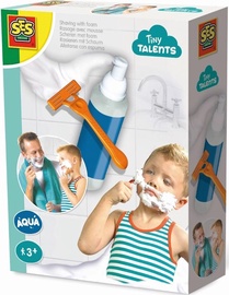 Vannimänguasjade komplekt SES Creative Tiny Talents Shawing With Foam, sinine/oranž