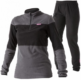Naiste termopesu, naiste Catmandoo Thermasoft Top Women, must/hall, 38, 2 tk