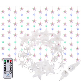Светодиодная световая завеса Springos CL4008, 2 м, многоцветный, 136 LED